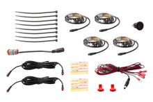 Load image into Gallery viewer, Diode Dynamics RGBW Footwell Strip Kit 4pc Multicolor Light Strip LED Diode Dynamics   

