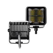 Load image into Gallery viewer, Go Rhino Xplor Blackout Series Cube LED Flood Light Kit (Surface/Threaded Stud Mnt) 2x2 - Blk (Pair) Light Bars &amp; Cubes Go Rhino   
