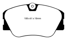 Load image into Gallery viewer, EBC 86-93 Mercedes-Benz 190/190E 2.3 16v Redstuff Front Brake Pads Brake Pads - Performance EBC   
