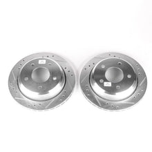 Load image into Gallery viewer, Power Stop 94-96 Chevrolet Caprice Rear Evolution Drilled &amp; Slotted Rotors - Pair Brake Rotors - Slot &amp; Drilled PowerStop
