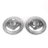 Power Stop 94-96 Chevrolet Caprice Rear Evolution Drilled & Slotted Rotors - Pair Brake Rotors - Slot & Drilled PowerStop