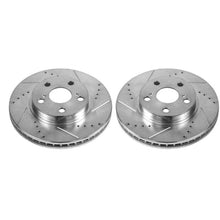 Load image into Gallery viewer, Power Stop 11-17 Lexus CT200h Front Evolution Drilled &amp; Slotted Rotors - Pair Brake Rotors - Slot &amp; Drilled PowerStop   
