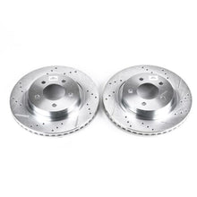 Load image into Gallery viewer, Power Stop 99-04 Chrysler 300M Front Evolution Drilled &amp; Slotted Rotors - Pair Brake Rotors - Slot &amp; Drilled PowerStop

