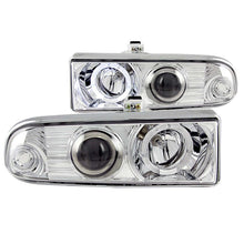 Load image into Gallery viewer, ANZO 1998-2005 Chevrolet S-10 Projector Headlights w/ Halo Chrome Headlights ANZO

