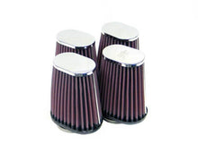 Load image into Gallery viewer, K&amp;N 2in FLG 4 X 2-3/4in B 2 X 3in T 5in L (4 PER BOX) Universal Clamp-On Air Filter Air Filters - Universal Fit K&amp;N Engineering   
