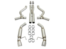Load image into Gallery viewer, aFe MACHForce XP 3in Aggressive Toned Cat-Back Exhausts w/ Polished Tips 15-17 Ford Mustang V6/V8 Catback aFe
