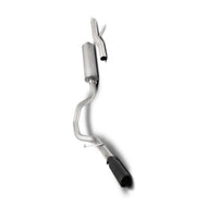 Gibson 21-22 Chevy Tahoe / GMC Yukon 5.3L 3in Cat-Back Single Exhaust System Stainless - Black Elite Catback Gibson
