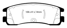 Load image into Gallery viewer, EBC 08-09 Buick Allure (Canada) 5.3 Redstuff Rear Brake Pads Brake Pads - Performance EBC   
