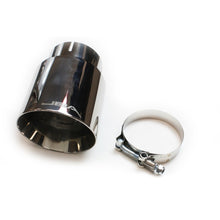 Load image into Gallery viewer, JBA 3in x 4in x 5-3/4in Double Wall Polished Chrome Tip - Clamp On Tips JBA
