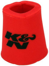 Load image into Gallery viewer, K&amp;N Airforce PreCleaner Round Tapered Red Air Filter Foam Wrap 6in Base ID x 5in Top ID x 9in H Pre-Filters K&amp;N Engineering   
