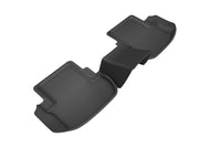 3D MAXpider 2018-2020 Mercedes-Benz E-Class Coupe C238 Kagu 2nd Row Floormats - Black Floor Mats - Rubber 3D MAXpider   