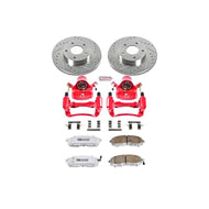 Power Stop 00-01 Infiniti I30 Front Z26 Street Warrior Brake Kit w/Calipers Brake Kits - Performance D&S PowerStop   