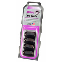 Load image into Gallery viewer, McGard Hex Lug Nut (Cone Seat) M12X1.5 / 13/16 Hex / 1.5in. Length (4-pack) - Black Lug Nuts McGard
