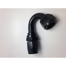 Load image into Gallery viewer, Fragola -6AN Pro-Flow x 150 Degree 3/8 EFI Quick Disconnect Hose End - Black Fittings Fragola
