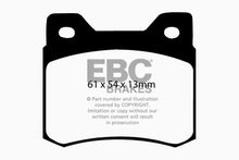 Load image into Gallery viewer, EBC 84-86 Mercedes-Benz 190/190E 2.3 Redstuff Rear Brake Pads Brake Pads - Performance EBC   

