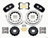 Wilwood AERO6 Front Hat Kit 14.00 Drilled 2007-2011 BMW E90 Series w/Lines Big Brake Kits Wilwood