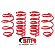 Load image into Gallery viewer, BMR 15-17 S550 Mustang Performance Version Lowering Springs (Set Of 4) - Red Lowering Springs BMR Suspension
