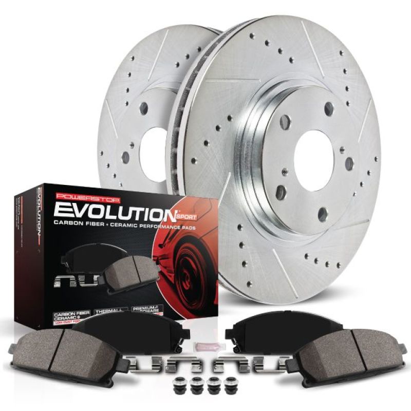 Power Stop 79-81 Pontiac Firebird Rear Z23 Evolution Sport Brake Kit Brake Kits - Performance D&S PowerStop   