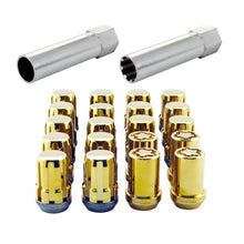 Load image into Gallery viewer, McGard SplineDrive Tuner 5 Lug Install Kit w/Locks &amp; Tool (Cone) M12x1.25 / 13/16 Hex - Gold (CS) Lug Nuts McGard
