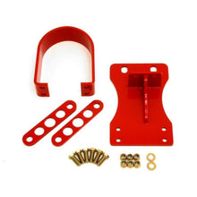 Load image into Gallery viewer, BMR 10-15 5th Gen Camaro V8 Manual/V6 Automatic Front Driveshaft Safety Loop - Red Driveshaft Loops BMR Suspension
