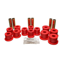 Load image into Gallery viewer, Energy Suspension Gm C20/C30 Sprg &amp; Shackle Set - Red Bushing Kits Energy Suspension

