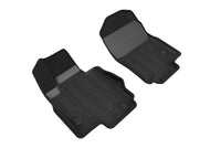 3D MAXpider 20-21 Mercedes-Benz GLE/GLS-Class Elegant Hybrid 1st Row Floormat - Black Floor Mats Carpeted 3D MAXpider   