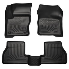 Load image into Gallery viewer, Husky Liners 2012 Ford Focus (4DR/5DR) WeatherBeater Combo Black Floor Liners Floor Mats - Rubber Husky Liners
