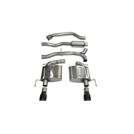 Corsa 2013-2019 Cadillac ATS Sedan 2.0L A/T Black Sport Dual Rear Cat-Back Exhaust Catback CORSA Performance