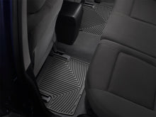 Load image into Gallery viewer, WeatherTech 07-13 Mercedes-Benz S-Class (W221) Rear Rubber Mats - Black Floor Mats - Rubber WeatherTech   
