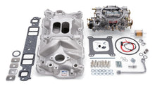 Load image into Gallery viewer, Edelbrock Manifold And Carb Kit Performer Eps Small Block Chevrolet 1957-1986 Natural Finish Intake Manifolds Edelbrock
