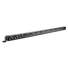 Load image into Gallery viewer, Go Rhino Xplor Blackout Combo Series Sgl Row LED Light Bar w/Amber (Side/Track Mount) 31.5in. - Blk Light Bars &amp; Cubes Go Rhino   
