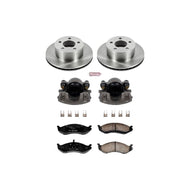 Power Stop 90-99 Jeep Cherokee Front Autospecialty Brake Kit w/Calipers Brake Kits - OE PowerStop   