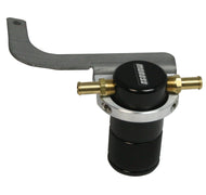 Moroso 95-99 BMW M3 Air/Oil Separator Catch Can - Small Body - Billet Aluminum - Black Finish | 85649