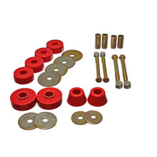 Load image into Gallery viewer, Energy Suspension Chevy Pickup Body Mounts - Red Bushing Kits Energy Suspension
