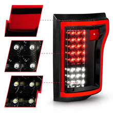 Load image into Gallery viewer, ANZO 2015-2016 Ford F-150 LED Taillights Black Tail Lights ANZO
