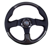 Load image into Gallery viewer, NRG Carbon Fiber Steering Wheel (315mm) Leather Trim w/Black Stitching Steering Wheels NRG

