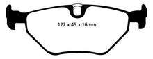 Load image into Gallery viewer, EBC 01-03 BMW 525i 2.5 (E39) Redstuff Rear Brake Pads Brake Pads - Performance EBC   
