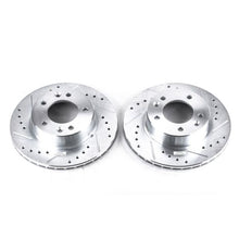 Load image into Gallery viewer, Power Stop 86-91 Mazda RX-7 Front Evolution Drilled &amp; Slotted Rotors - Pair Brake Rotors - Slot &amp; Drilled PowerStop   
