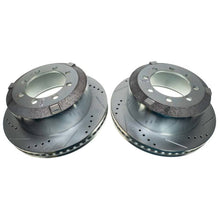 Load image into Gallery viewer, Power Stop 19-22 Ram 3500 Rear Drilled &amp; Slotted Rotor (Pair) Brake Rotors - Slot &amp; Drilled PowerStop
