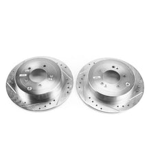 Load image into Gallery viewer, Power Stop 16-18 Hyundai Tucson Rear Evolution Drilled &amp; Slotted Rotors - Pair Brake Rotors - Slot &amp; Drilled PowerStop   
