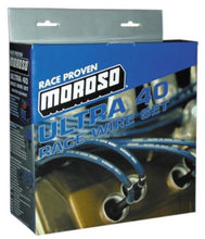 Load image into Gallery viewer, Moroso Chevrolet Big Block Ignition Wire Set - Ultra 40 - Sleeved - HEI - Crab Cap - 90 Degree - Blk Spark Plug Wire Sets Moroso
