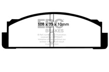 Load image into Gallery viewer, EBC 68-83 Fiat 124 1.6 Yellowstuff Rear Brake Pads Brake Pads - Performance EBC   
