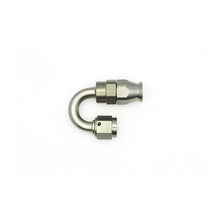 Load image into Gallery viewer, DeatschWerks 6AN Female Swivel 180-Degree Hose End PTFE (Incl Olive Insert) - Anodized Matte Black Fittings DeatschWerks
