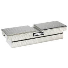 Load image into Gallery viewer, Tradesman Aluminum Gull Wing Cross Bed Truck Tool Box w/Push Button (70in.) - Brite Truck Boxes &amp; Storage Tradesman
