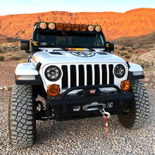 Load image into Gallery viewer, KC HiLiTES 6in. Light Shield / Hard Cover for SlimLite LED - Black Light Covers and Guards KC HiLiTES
