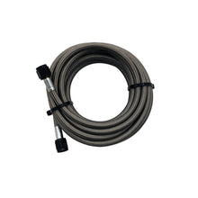Load image into Gallery viewer, Snow Performance 15ft Braided Stainless Line (Black) w/ -4AN Fittings (NX Version) Injection Pump Components Snow Performance
