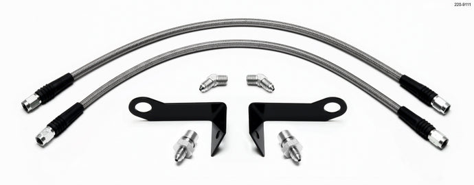 Wilwood Flexline Kit Front 2005-08 Ford Mustang w/ SL4 or SL6 Caliper Brake Line Kits Wilwood