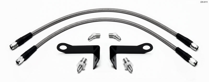 Wilwood Flexline Kit Front 2005-08 Ford Mustang w/ SL4 or SL6 Caliper Brake Line Kits Wilwood