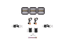 Load image into Gallery viewer, Diode Dynamics SS5 Pro Universal CrossLink 3-Pod Lightbar - White Combo Light Bars &amp; Cubes Diode Dynamics   
