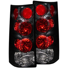Load image into Gallery viewer, ANZO 1996-2002 Gmc Savana Taillights Black Tail Lights ANZO
